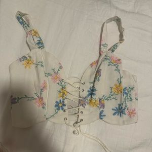 For Love and Lemons floral top